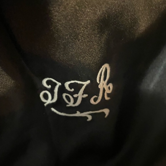 Black womens rabbit fur coat size medium made in Korea - Picture 5 of 8